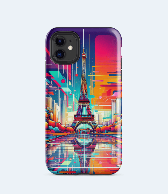 Paris-inspired AI-generated phone case